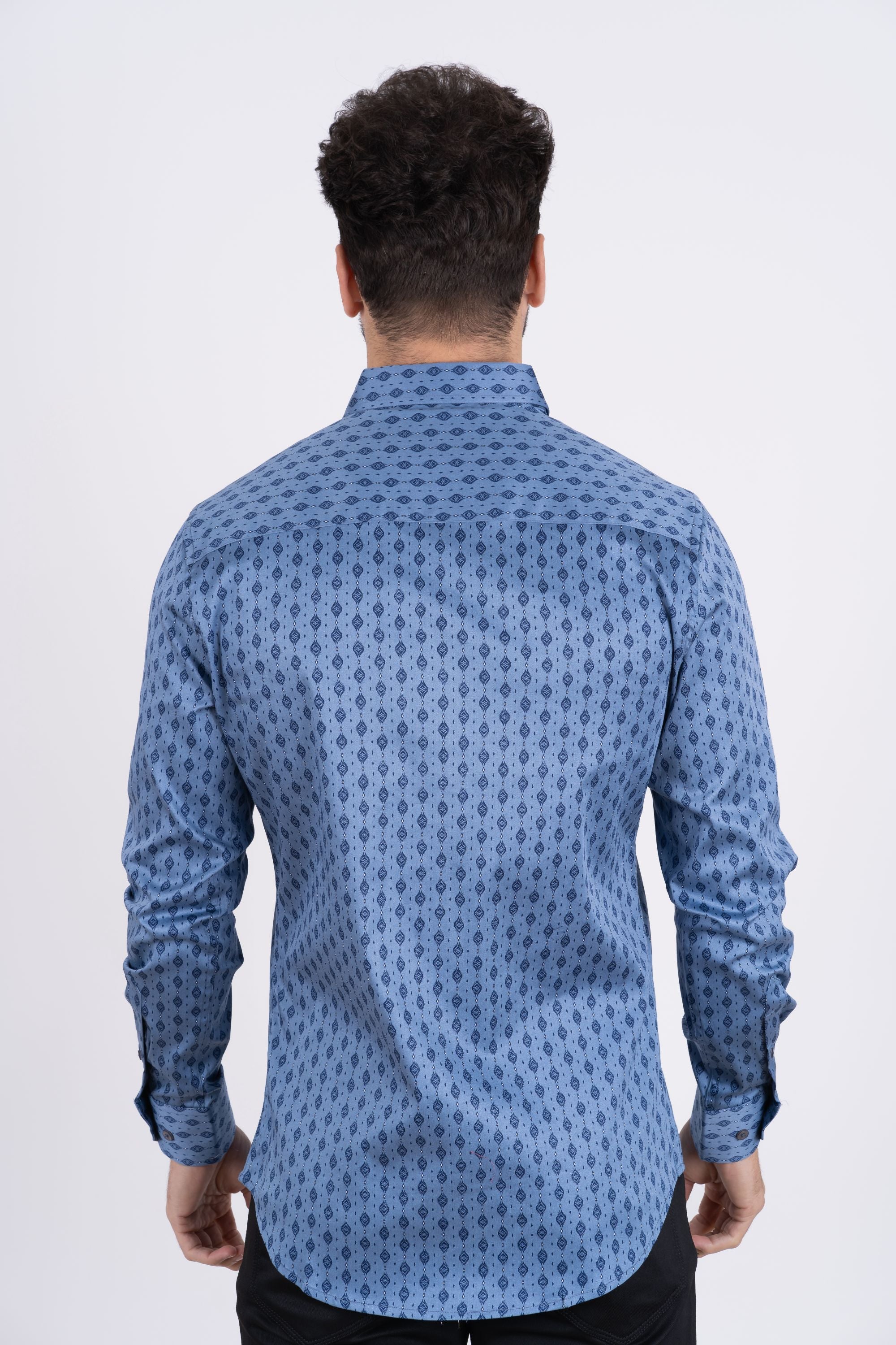 Magellan Sportswear Shirt Adult XXL Blue Long Sleeve Button Up