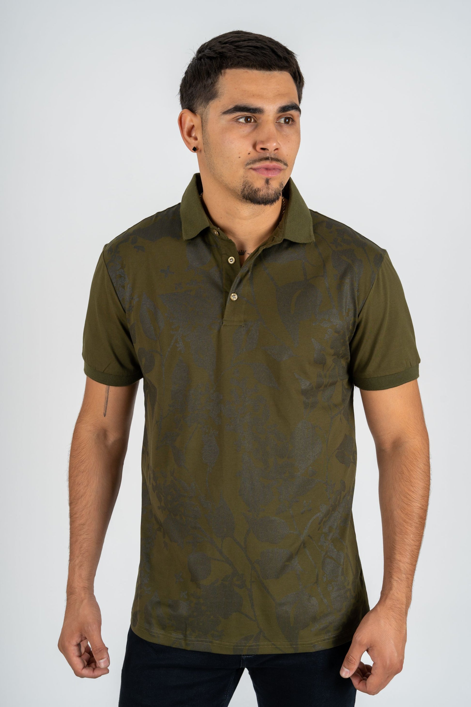 Men's Cotton Modern Fit Black Polo – Platini Fashion